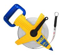 S&R Mètre Ruban 50 M d'Arpenteur Décametre en fibre de Verre 50 M / 13 mm. Flexométre Professionnel.