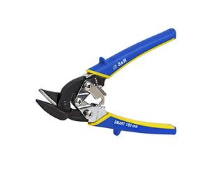 S&R Mini Cisailles à Tôle Cisaille Plaquiste à Métaux et Plâtre 180 mm - 60-62 HRC. Coupe à gauche