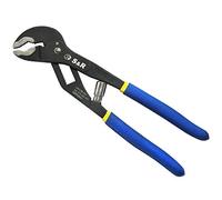 S&R Pince Multiprise Automatique Professionnelle, 300x40mm, CR-V, poignées double revêtement.