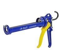 S&R Pistolet à Cartouche Silicone Professionel en Métal. Pour Cartouches de Silicone jusqu'à 310ml, Transmission de force 18:1