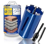 S&R Scie Cloche Béton 102mm. Trépan Béton 102 Sds-plus. Foret diamant Carotteuse béton M22. Scie Cloche Diamant Professionnelle