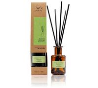 S&S Cosmetica natural Désodorisant Mikado 100 ml, parfum bois et vétiver, diffuseur de bâtons, essence pour maison, décoration, diffuseur avec bâtonnets en rotin