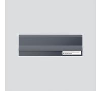 S. SIEDLE & SÖHNE Siedle BE 611 3/1 0 AG BE 611-3/1-0 AG Lettre Clapet d'introduction gris anthracite