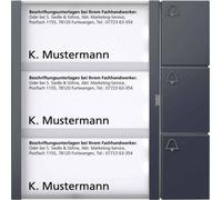 S. SIEDLE & SÖHNE Siedle TM 612 3 AG Boutons TM 612-3 AG Module gris anthracite