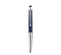 S.T. Dupont Défi Millennium Stylo à bille Argenté/bleu marine brillant