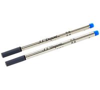 S.T. Dupont Recharge pour stylo roller Pointe moyenne Bleu Lot de 2