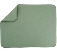 S&T INC. Tapis égouttoir XL en microfibre très absorbant pour la vaisselle, les ustensiles, les casseroles et les poêles, taille XL, 45,7 x 61 cm, vert
