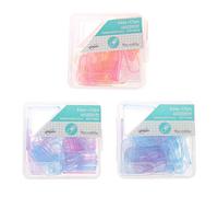 S-TROUBLE 60 pièces Petit Mini Trombone Kawaii Couleur Bonbon Clair Papeterie Reliure Clip Table Bureau Fournitures Scolaires