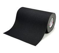 S&X Rouleau de ruban adhésif antidérapant haute traction pour marches, escaliers, terrasses, extérieur, imperméable et durable, noir 30 cm x 18,3 m