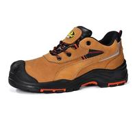 S3 Chaussures de Travail Militaires, Chaussures de sécurité L - 7510, Antistatique, imperméable à l'eau, Cuir Respirant, Semelle intérieure Confortable, Embout de Lunettes en Fibre, Plaque Kevlar