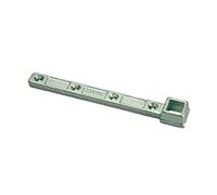 S3306112 Penture inférieure double action argentée - Pivot bas