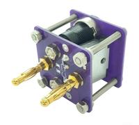 S34330A 30 A Shunt de rechange pour multimètres, 1 mV/1 A 4 mm, adaptateur de testeur banane avec 0,5 % de précision pour compteurs de table et de table jusqu'à 15 A