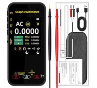 S500 Multimètre numérique 20 K avec enregistreur graphique TRMS avec test NCV pour la tension et la résistance du courant Capacité pour la fréquence Cycle de service Diode Température Détection de fil