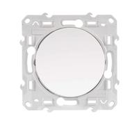 S520206 ODACE Mécanisme bouton-poussoir encastré 10A blanc