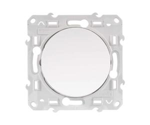 S520206 ODACE Mécanisme bouton-poussoir encastré 10A blanc