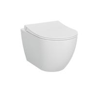 S60 cuvette WC suspendue sans bride avec abattant SoftClose, fixations invisibles, blanc (7510-003-6319)
