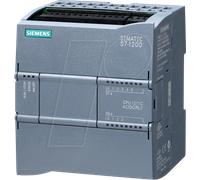 Siemens S7-1200 CPU 1211C SIMATIC S7-1200, 6 DI, 2 AI (0...10 VDC), 3 HS, 4 RO (6ES7211-1BE40-0XB0)