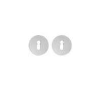 S80-TDC-19 Rosaces rondes 55 mm blanc paire