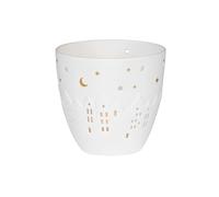 [SA2025/08] Photophore en forme de maisons, diamètre 9,5 cm, hauteur 9 cm