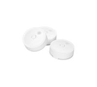 Alecto SA61 3X - Détecteur de fumée interconnectable sans fil - batterie 10 ans - lot de 3 - blanc Blanc G