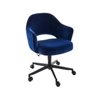 Saarinen Relax chaise de conférence 5-étoiles pied pivotant avec accoudoirs Knoll Interntional - KNOLL INT 71AC5SC