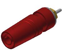 SAB 2630 S19 RT - Connecteur femelle de sécurité en applique, 4 mm, avec broche à