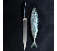 Sabatier - Couteau à Filet de Sole EDONIST JAIS 100% Forgé - 18 cm | Fabriqué en France, Lame et Clous en Inox, Permet de Détacher les Filets de Poisson avec Précision