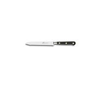 Sabatier LION Couteau Universel OPTIMAL 100 pour cent Forgé - Fabriqué en France - 12 cm - Lame Dentelée Inox et Rivets en Laiton opitmale pour Trancher avec Précision les Tomates