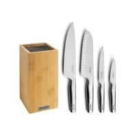 Asean - Bloc Bambou 4 couteaux de cuisine