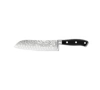 Sabatier Trompette – Couteau santoku Carbon 18 cm martelé avec protection de lame