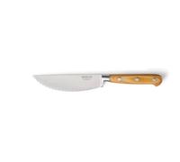 SABATIER TROMPETTE - Couteau à pizza - Essentiel - Acier MoV (Molybdène Vanadium) finition satinée manche bois de pakka - 25.5 cm (lame 14 cm) - Bois naturel