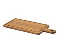 Felicie - Planche à découper rectangulaire 37.5 x 17 x 1.5 cm avec poignées et rigole