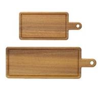 Sabatier Trompette Hubert - Set de 2 planches à découper rectangulaires avec poignées et rigoles