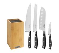 SABATIER TROMPETTE Vulcano - Bloc Bambou 4 couteaux de cuisine