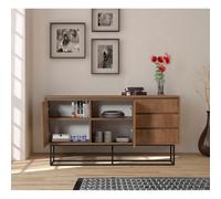 Sabinov buffet en bois 2 portes et 3 tiroirs 140 cm