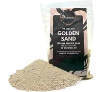 Sable Silicium doré Samsara pour bâtons d'encens, résistant à la Chaleur Contre Les charbons, Sable granulé Naturel pour bâtons d'encens 0,1-0,4 mm (150g)