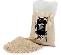 Sable Silicium doré Samsara pour bâtons d'encens, résistant à la Chaleur Contre Les charbons, Sable granulé Naturel pour bâtons d'encens 0,1-0,4 mm (150g)