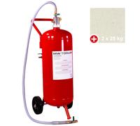 Sableuse mobile pro 25L bicarbonate de soude et 50kg d'abrasifs MW Tools CAT030SPACK1