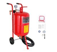 Sableuse Pneumatiques en Acier-VEVOR-Machine de Sablage Rouge-Cabine Sablage 40 L