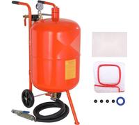 Sableuse - Sableuse mobile 75,7 L - Sableuse 244 cm tuyau de travail - Sableuse 60-110 PSI pression de travail - Enlever la rouille, la peinture, les taches et polir de grandes surfaces