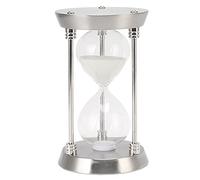 Sablier 30 Minutes, Sablier en Métal, Sablier Décoratif doré, Sablier Vintage, Sablier avec Revêtement Brillant, Sablier Interchangeable (S 15min)