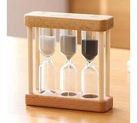 Sablier créatif en Bois de 1/3/5 Minutes - Décoration d'intérieur - Outils de Cuisine - Cadeau pour Enfant - Style Simple