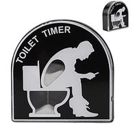 Sablier de Toilette 5 Minutes avec Sable - pour Enfants - Outil de minuterie - Décoration de Maison - Cadeau Amusant pour Homme, Mari, Papa, fête des pères, Anniversaire