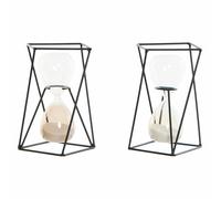 Sablier décoratif - Noir Ambre DKD Home Decor