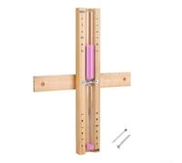Sablier en bois de 15 minutes pour sauna avec construction en verre et débit de sable de précision (rose)