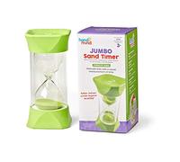 Sablier géant de Learning Resources, sablier de deux minutes avec extrémités en caoutchouc souple pour un arrêt silencieux, sabliers de la classe pour enfants - Amazon Vine