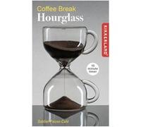 Sablier Kikkerland Pause Café Transparent et Noir Transparent et Noir
