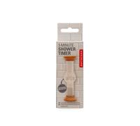 Kikkerland - Minuteur de douche 5 minutes - Sablier avec ventouse pour la douche.