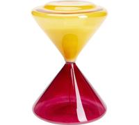 Sablier Timer rouge et jaune 3mns Kare Design Multicolore