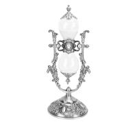 Sablier Vintage de 30 Minutes, Grand Support D'horloge à Sable Rotatif gravé en Laiton, Montre de Sable Unique en Métal, Verre de Sable Antique pour la Maison, Le Bureau, la